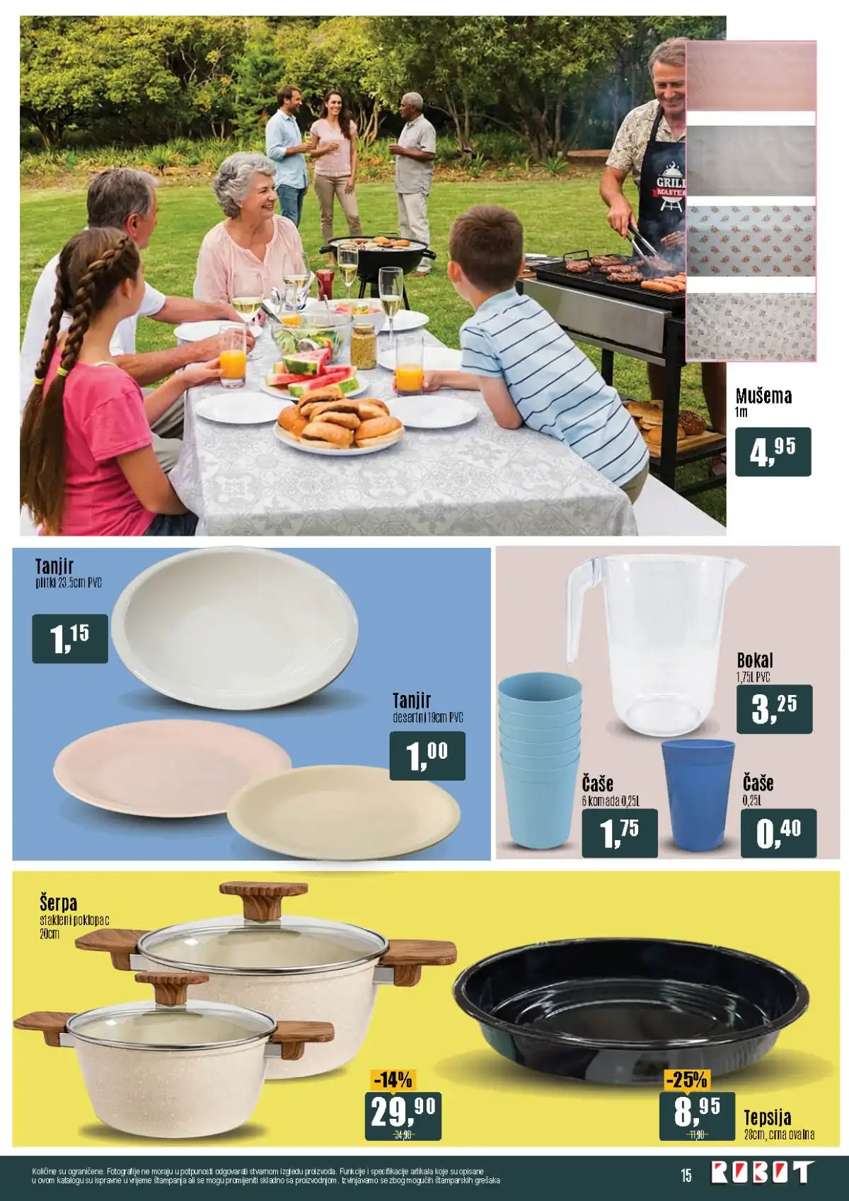Robot prvomajska akcija do 45 posto sniženja prehrana piće kućne potrepštine april 2026 strana 15