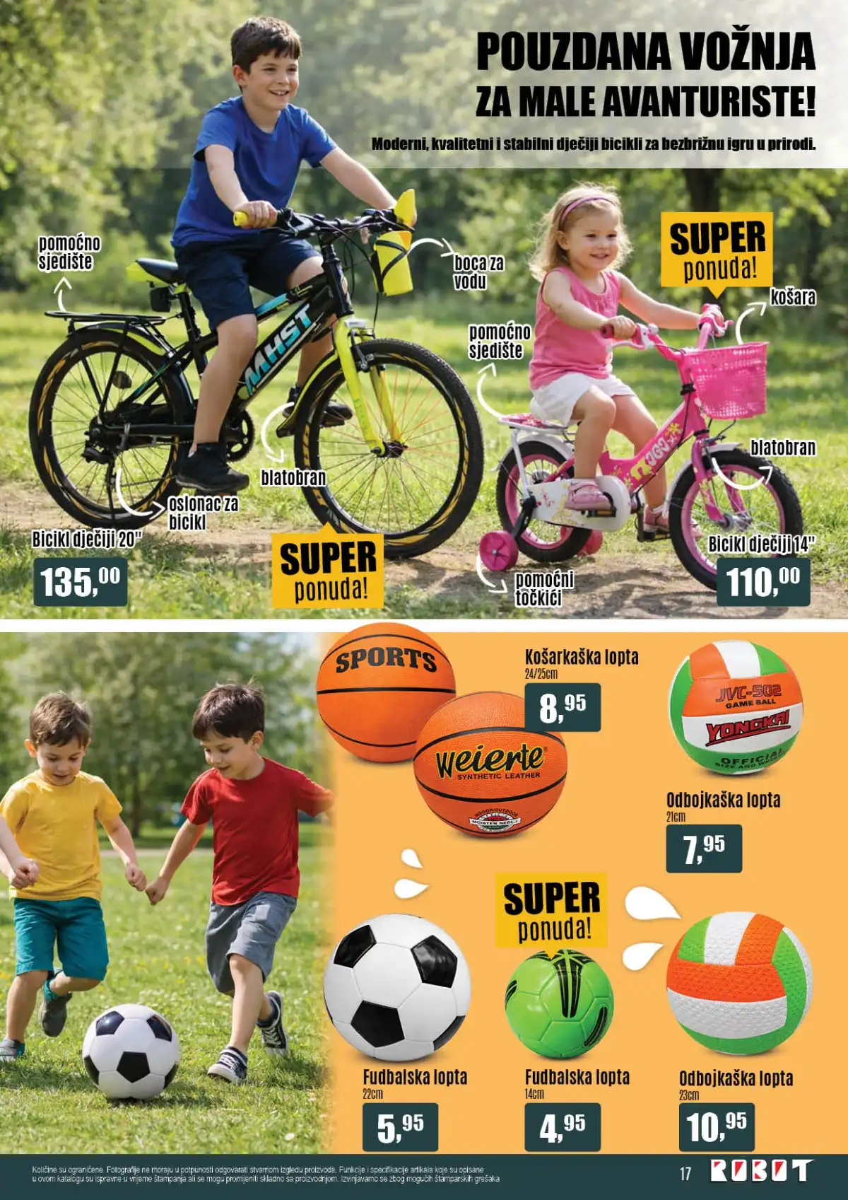 Robot prvomajska akcija do 45 posto sniženja prehrana piće kućne potrepštine april 2026 strana 17