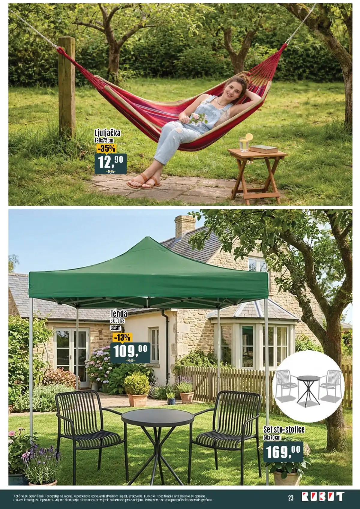 Robot prvomajska akcija do 45 posto sniženja prehrana piće kućne potrepštine april 2026 strana 23