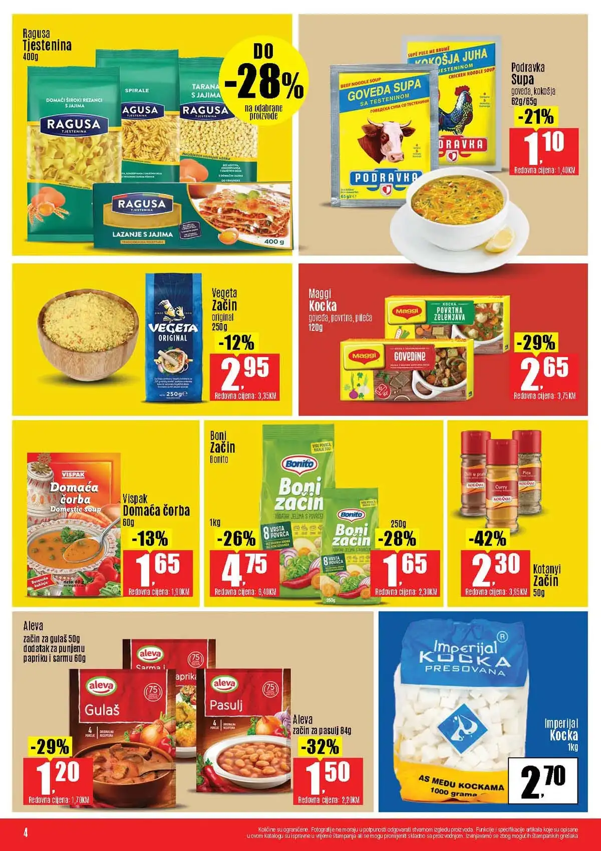 Robot katalog sniženja do 41 posto prehrambeni proizvodi april 2026 strana 4