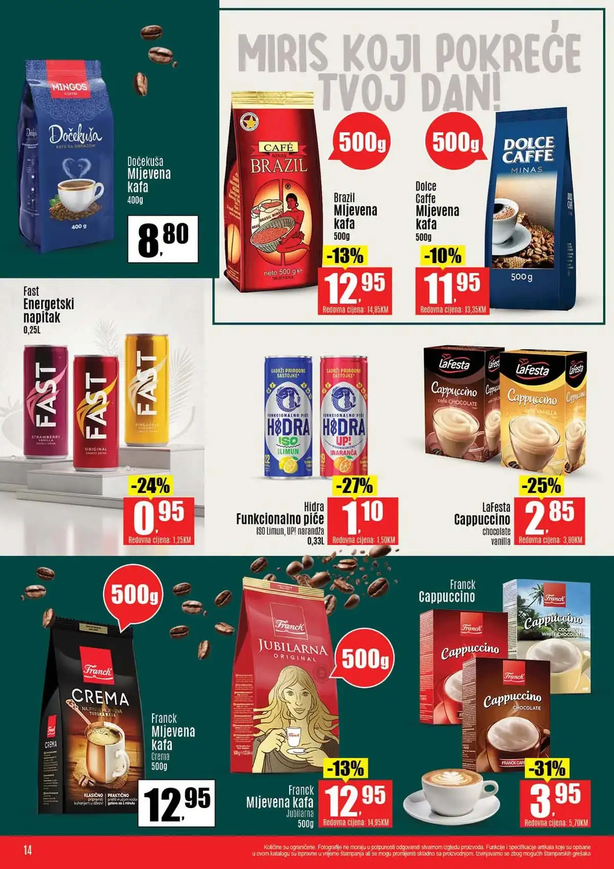 Robot katalog sniženja do 41 posto prehrambeni proizvodi april 2026 strana 14