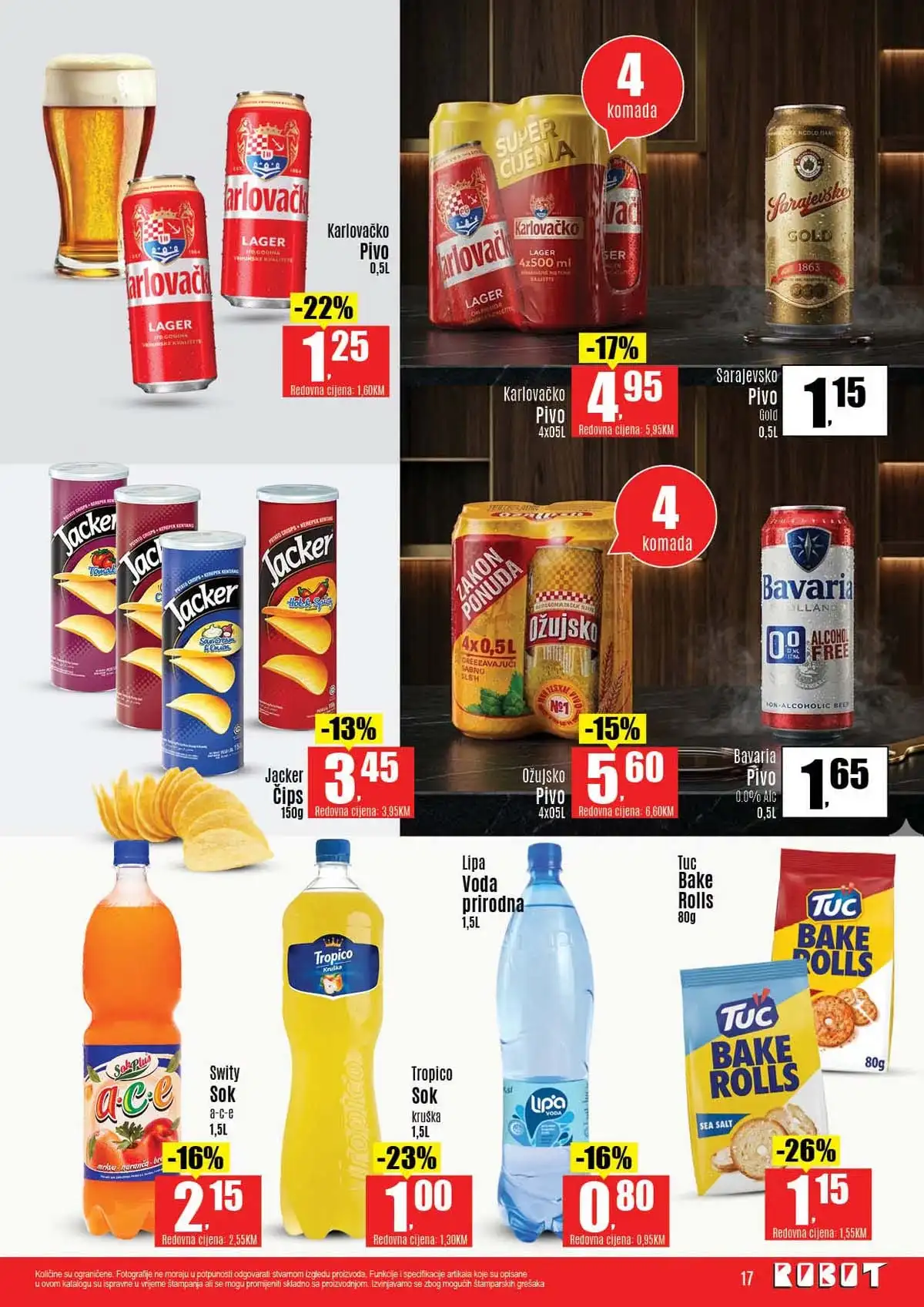 Robot katalog sniženja do 41 posto prehrambeni proizvodi april 2026 strana 17