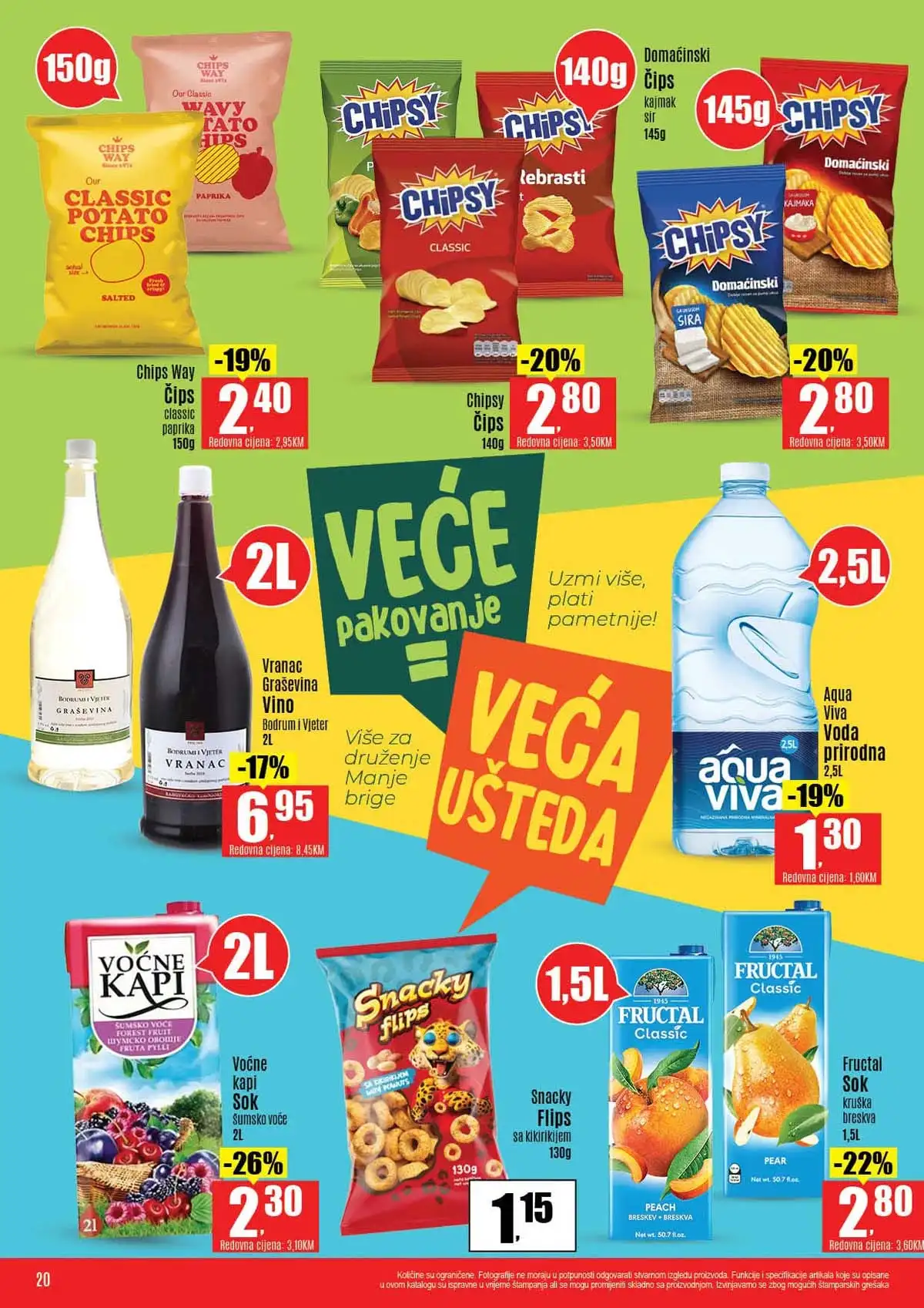 Robot katalog sniženja do 41 posto prehrambeni proizvodi april 2026 strana 20