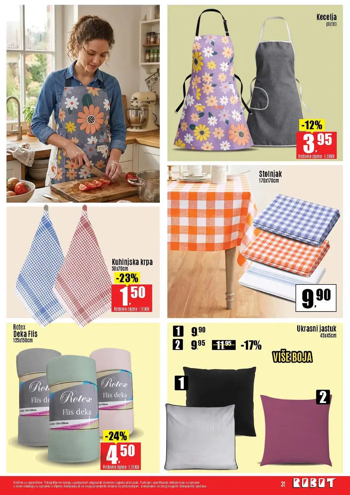 Robot katalog sniženja do 41 posto prehrambeni proizvodi april 2026 strana 31