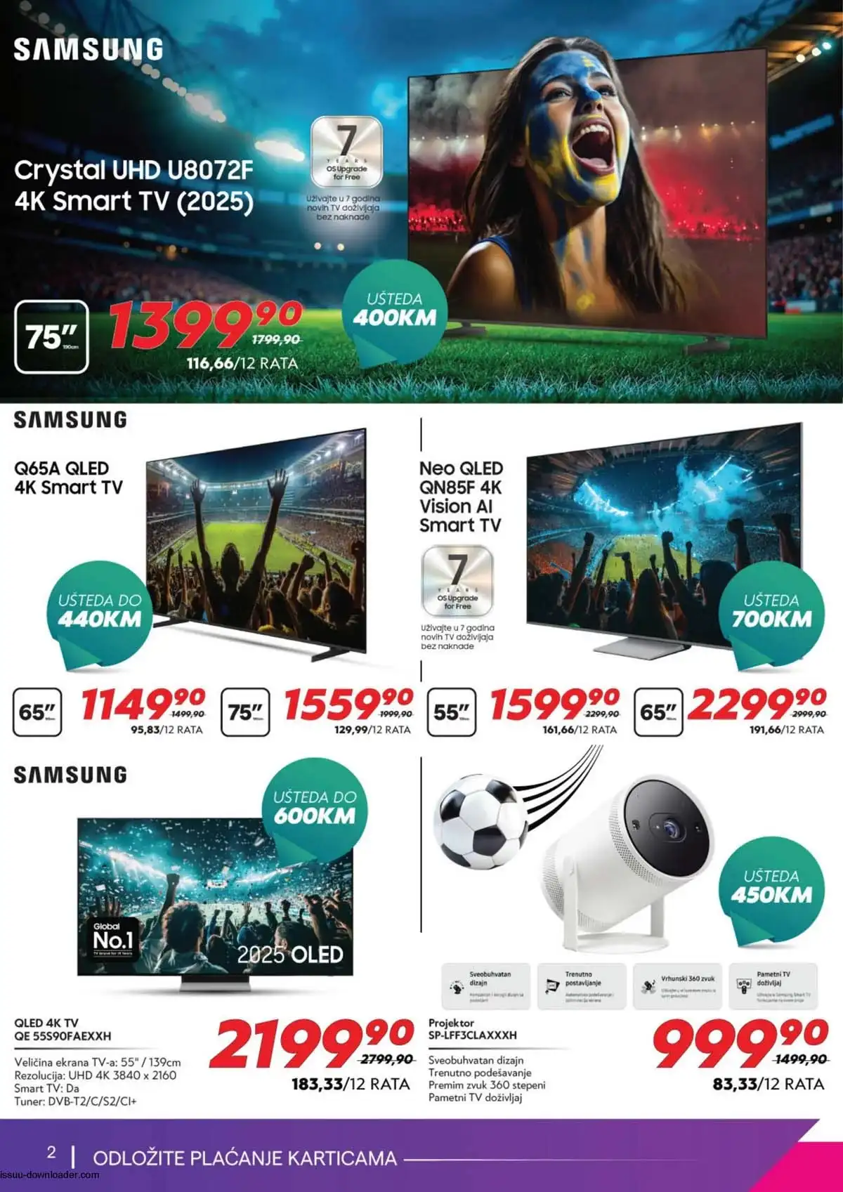 Tehnomag televizori, laptopi i IT oprema na sniženju – katalog akcija do 30. aprila 2026, strana 2