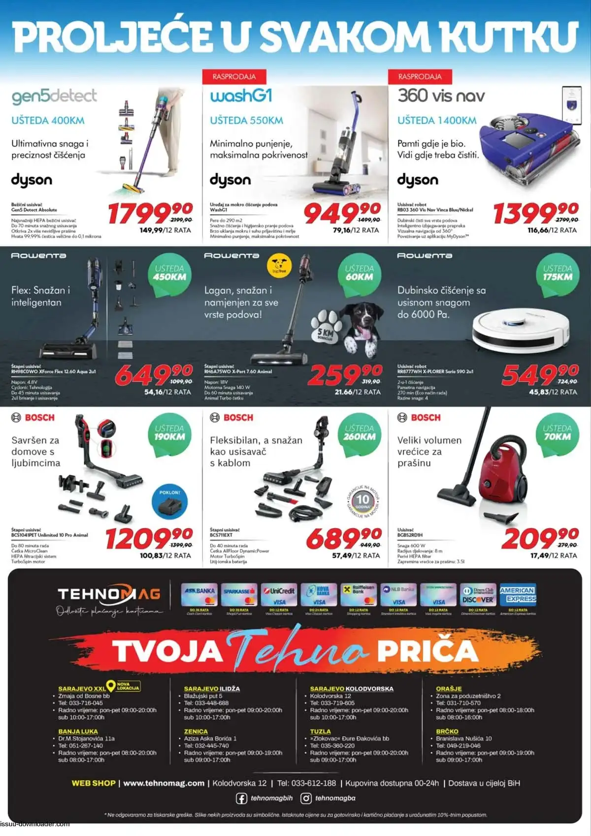 Tehnomag završna strana kataloga – sniženja tehnike do 30. aprila 2026, strana 16