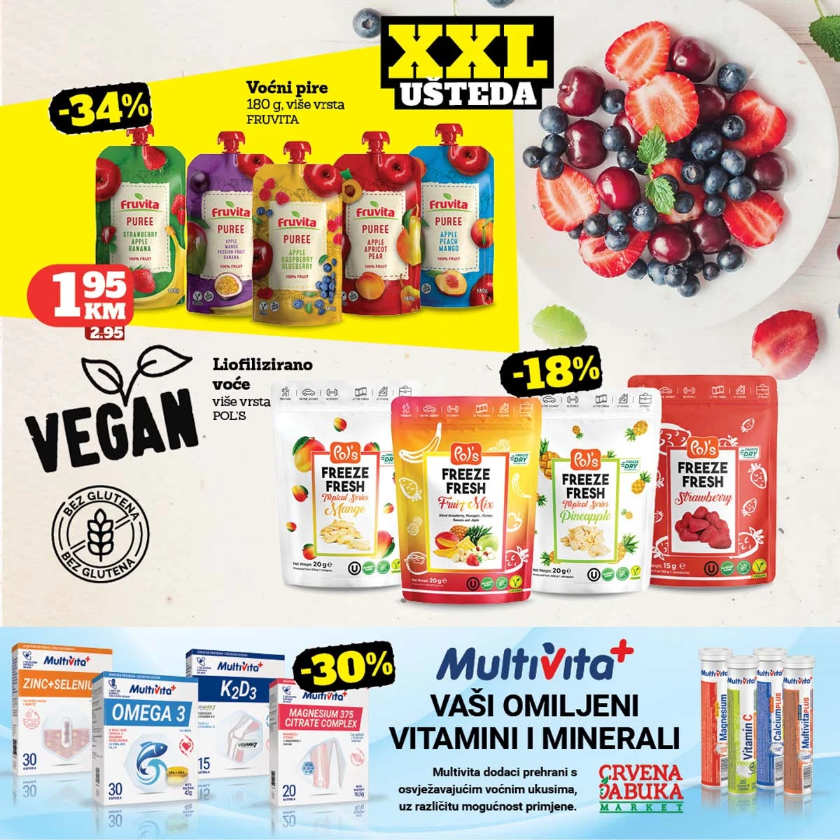 Crvena jabuka akcije i katalozi Crvena jabuka akcija snizenja