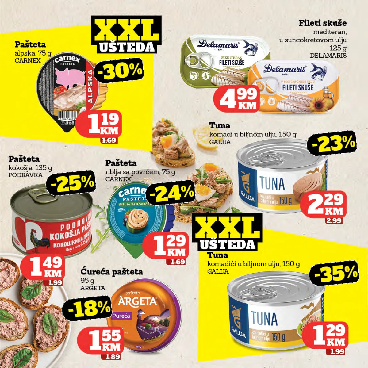 Tropic XXL ušteda katalog – tuna, paštete i fileti skuše na akciji | strana 06