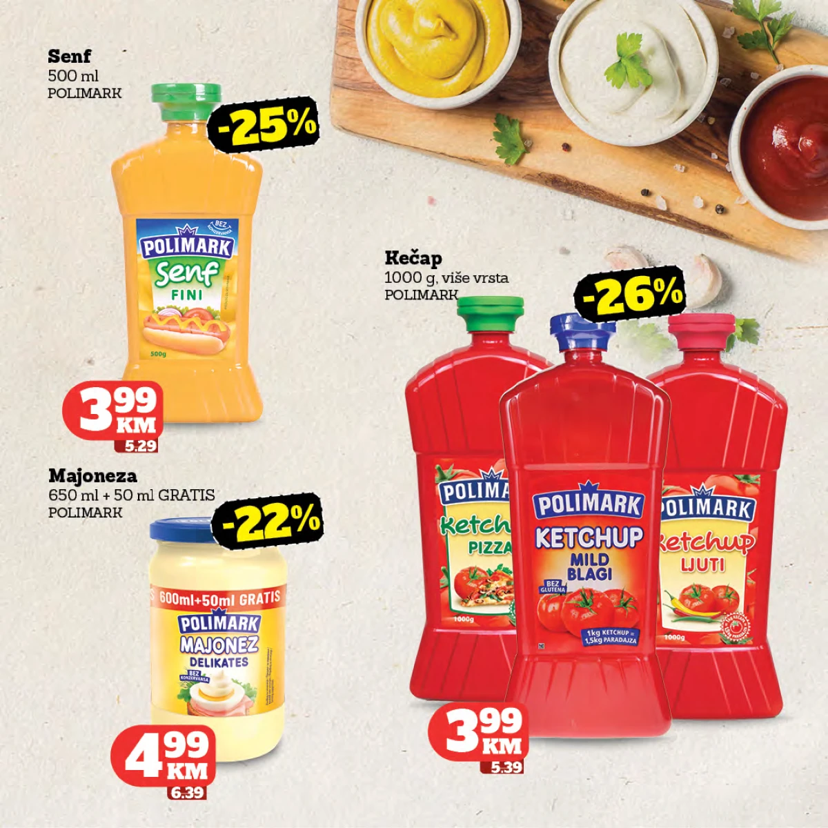 Tropic XXL ušteda katalog – senf, majoneza i kečap Polimark na sniženju | strana 07