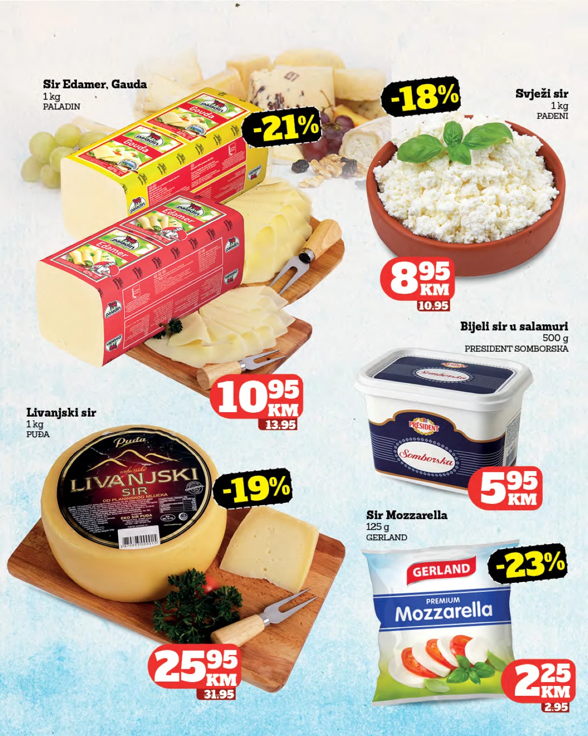 Crvena Jabuka Market katalog 2026 – sirevi i mliječni proizvodi na sniženju