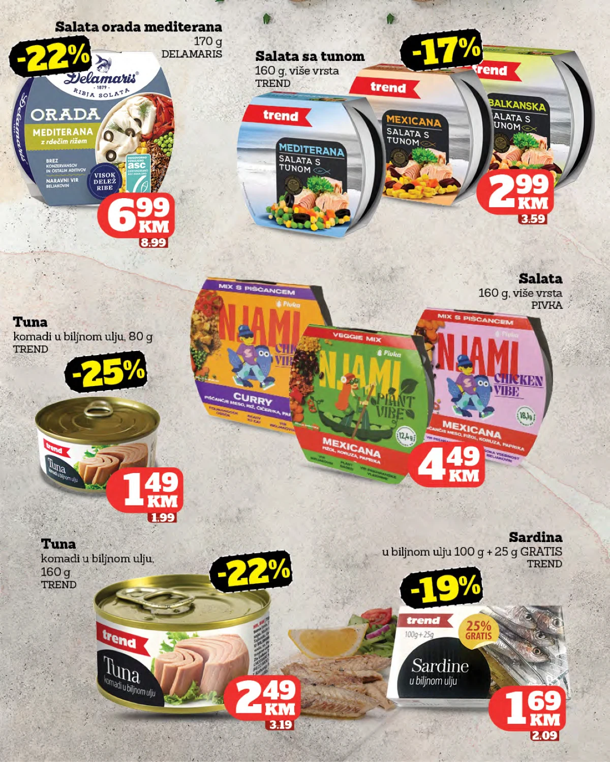 Tropic katalog strana 9 – akcijska ponuda prehrane i svakodnevnih proizvoda