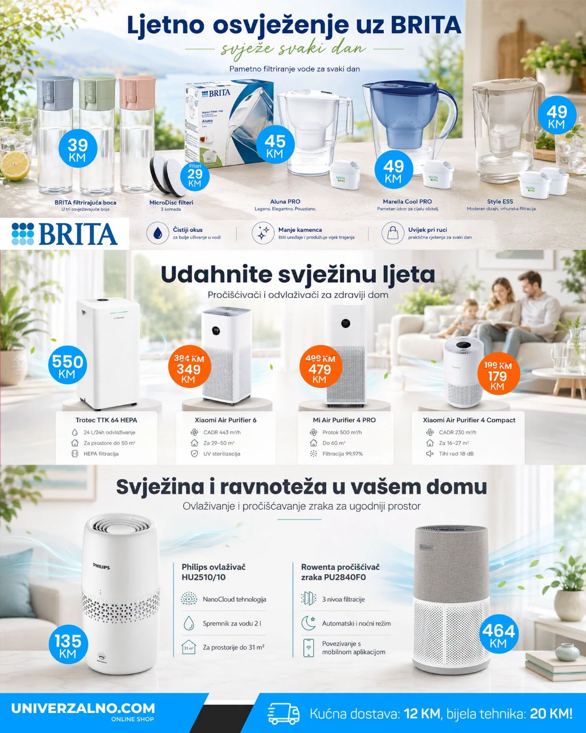 Univerzalno.com ljetni katalog – Brita, pročistači zraka i ovlaživači | Strana 8